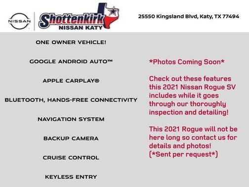 2021 Nissan Rogue SV