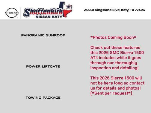 2026 GMC Sierra 1500 AT4