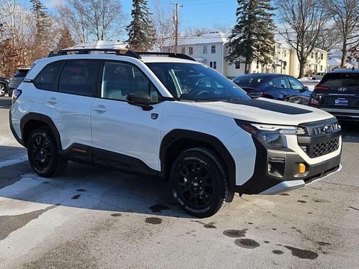 Crystal White Pearl 2026 Subaru Forester Wilderness