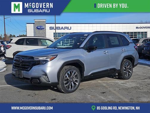 Ice Silver Metallic 2025 Subaru Forester Hybrid Touring SUV