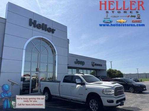 Pearl White 2024 RAM 3500 Laramie