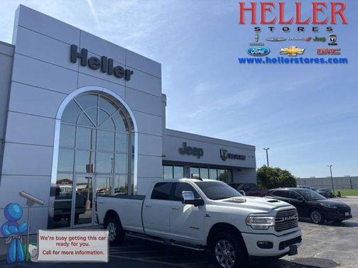 Pearl White 2024 RAM 3500 Laramie