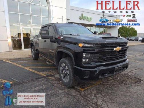 Black 2024 Chevrolet Silverado 2500 Custom