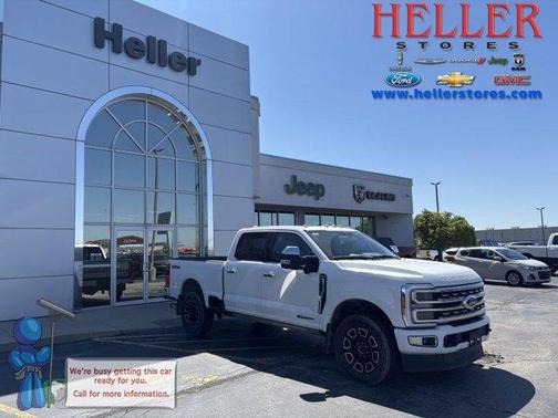 White 2023 Ford F-250 Platinum