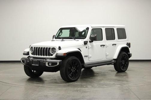 Bright White Clearcoat 2025 Jeep Wrangler 4xe Sahara