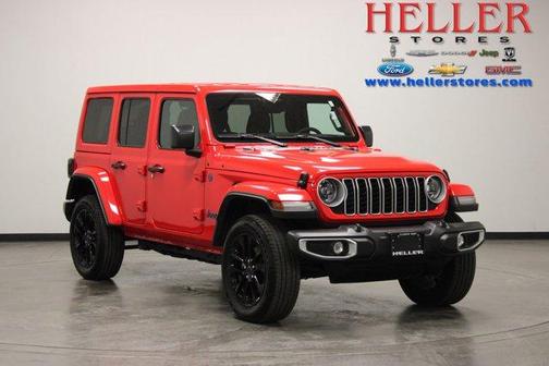 Firecracker Red Clearcoat 2025 Jeep Wrangler 4xe Sahara