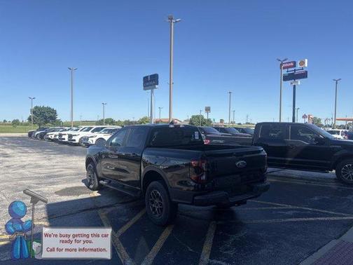 Shadow Black 2025 Ford Ranger XLT