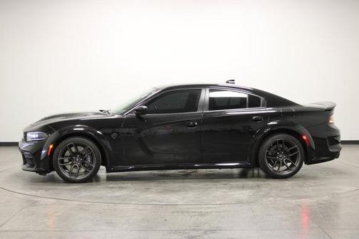 Pitch Black Clearcoat 2023 Dodge Charger SRT Hellcat Widebody