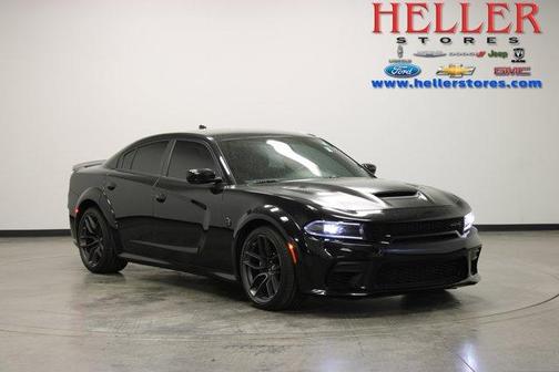 Pitch Black Clearcoat 2023 Dodge Charger SRT Hellcat Widebody