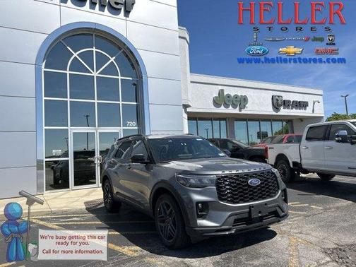 Gray Metallic 2025 Ford Explorer ST-Line