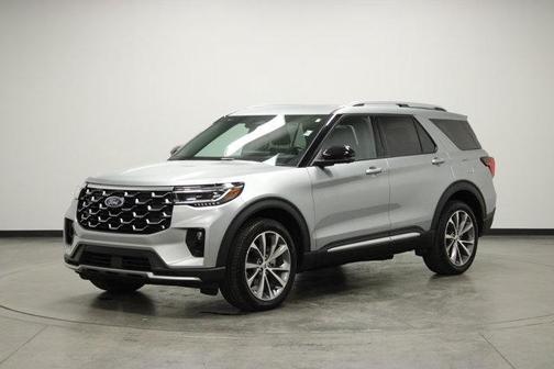 Silver Metallic 2025 Ford Explorer Platinum