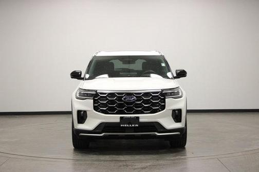 White Metallic 2025 Ford Explorer Platinum