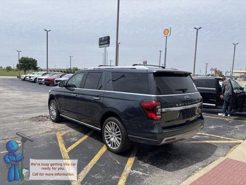Blue Metallic 2022 Ford Expedition Max Platinum