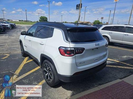 Bright White Clearcoat 2025 Jeep Compass Limited