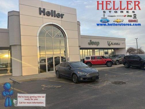 Blue Metallic 2018 Ford Fusion SE