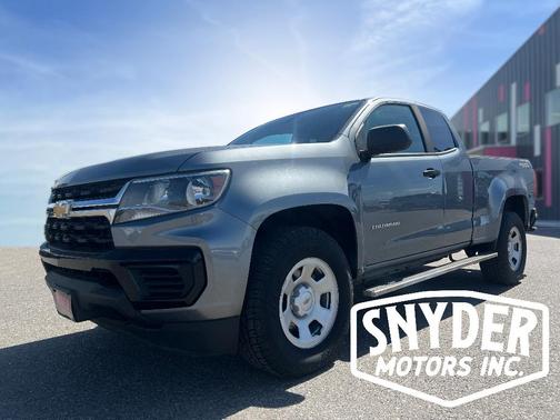 Satin Steel Metallic 2021 Chevrolet Colorado WT
