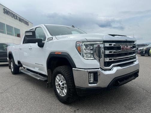 Summit White 2022 GMC Sierra 2500 SLE