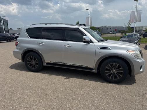 Brilliant Silver 2017 Nissan Armada Platinum