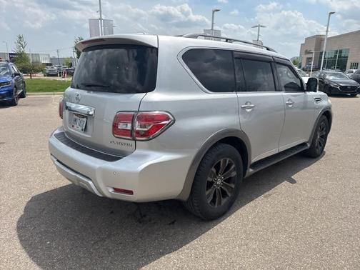 Brilliant Silver 2017 Nissan Armada Platinum