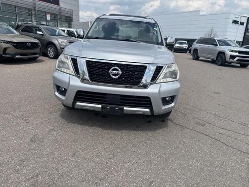Brilliant Silver 2017 Nissan Armada Platinum