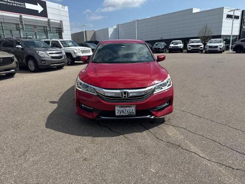 Red 2017 Honda Accord Sport
