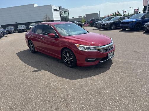Red 2017 Honda Accord Sport