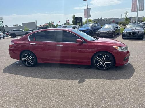 Red 2017 Honda Accord Sport