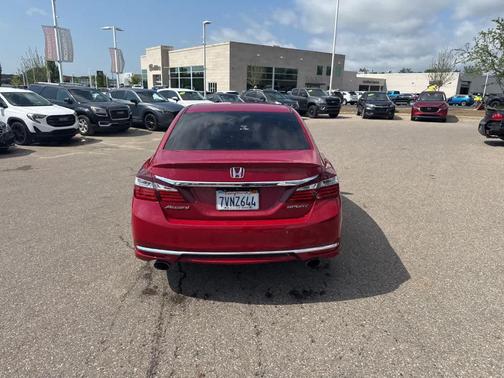 Red 2017 Honda Accord Sport