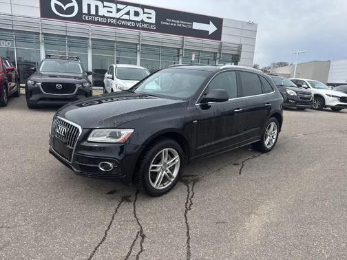 Black 2016 Audi Q5 3.0T Premium Plus