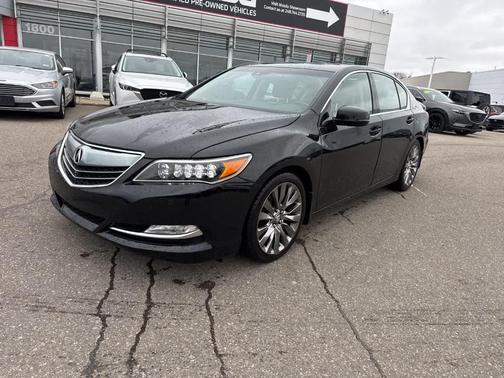 Black 2017 Acura RLX Advance Package