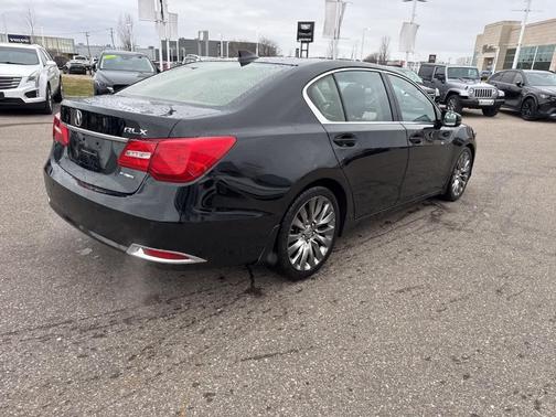 Black 2017 Acura RLX Advance Package