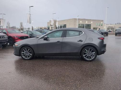 Machine Gray Metallic 2023 Mazda Mazda3 FWD w/Preferred Package