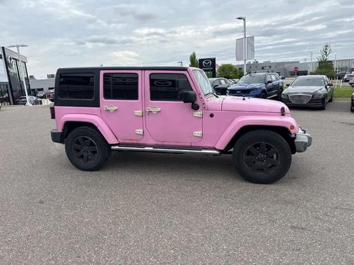 Firecracker Red 2015 Jeep Wrangler Unlimited Sahara