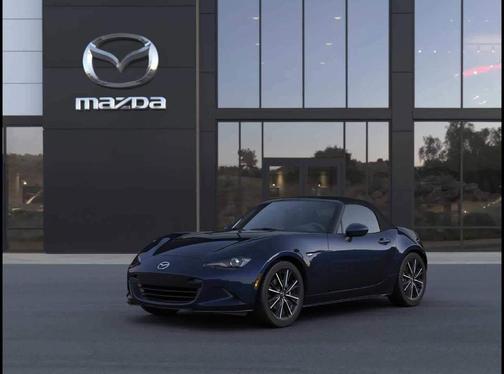 Blue 2026 Mazda MX-5 Miata GRAND TOURING