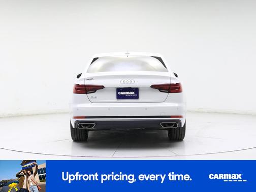 White 2019 Audi A4 Premium