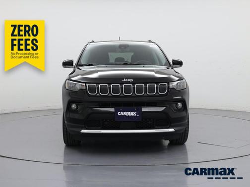 Black 2022 Jeep Compass Limited