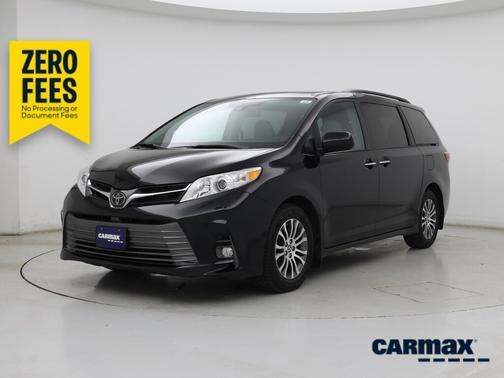 Black 2019 Toyota Sienna XLE