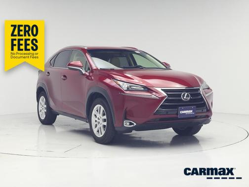 Red 2016 Lexus NX 200t