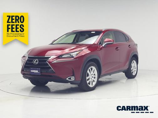 Red 2016 Lexus NX 200t