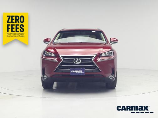 Red 2016 Lexus NX 200t