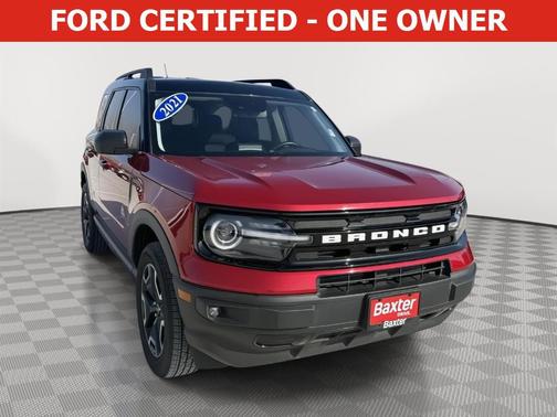 Rapid Red Metallic Tinted Clearcoat 2021 Ford Bronco Sport Outer Banks