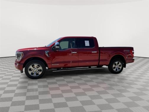 Rapid Red Metallic Tinted Clearcoat 2023 Ford F-150 Platinum