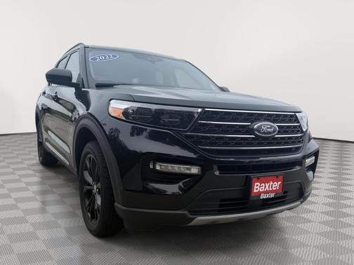 Agate Black 2022 Ford Explorer XLT