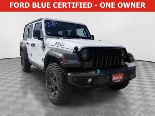 Bright White Clearcoat 2023 Jeep Wrangler 4xe Base