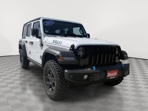Bright White Clearcoat 2023 Jeep Wrangler 4xe Base