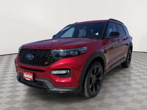 Rapid Red Metallic Tinted Clearcoat 2021 Ford Explorer ST