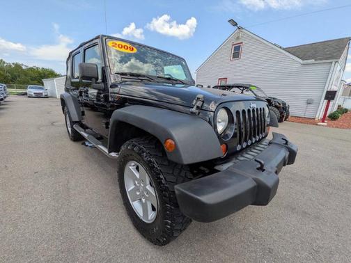 Black 2009 Jeep Wrangler Unlimited X