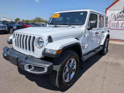 White 2021 Jeep Wrangler Unlimited Sahara