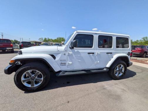 White 2021 Jeep Wrangler Unlimited Sahara