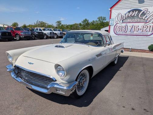 White 1957 Ford Thunderbird